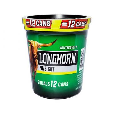 Longhorn Wintergreen Large Tub, 14.4oz, Fine Cut