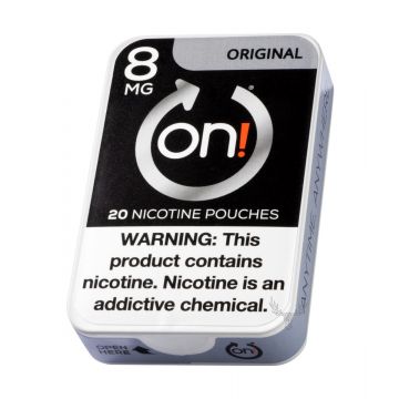 on! Original 8mg Dry White Mini