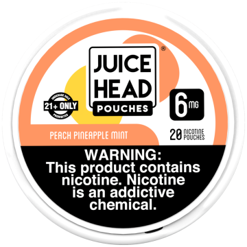 Juice Head Pouches Peach Pineapple Mint 6MG