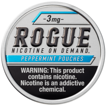 Rogue Peppermint 3mg, All White Nicotine Pouches