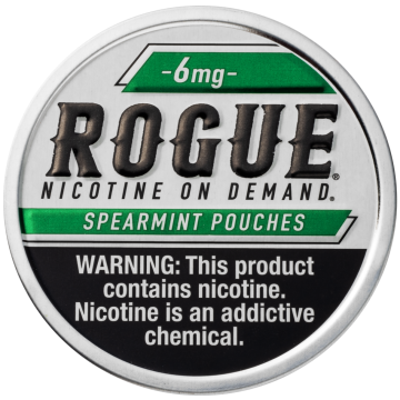 Rogue 6MG Spearmint Slim Dry Strong Nicotine Pouches