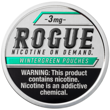 Rogue Wintergreen 3mg, All White Nicotine Pouches