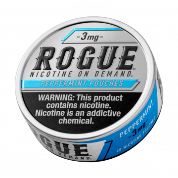 Rogue Peppermint 3mg, All White Nicotine Pouches