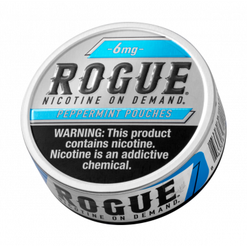 Rogue Peppermint 6mg, All White Nicotine Pouches
