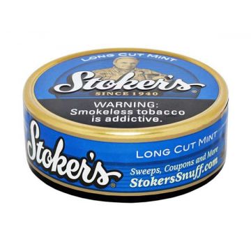 Stoker's Mint Long Cut Can