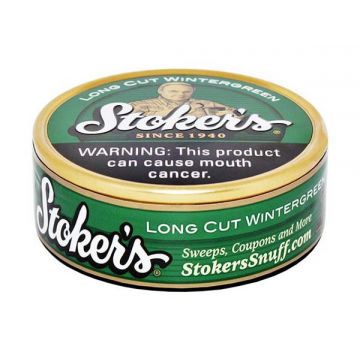 Stokers Wintergreen Long Cut Can