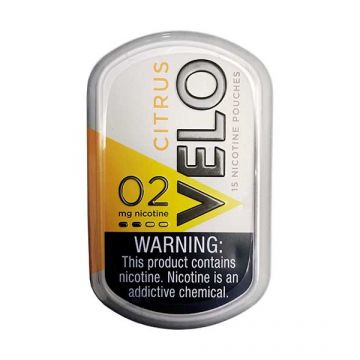 Velo Citrus, 2mg, Slim All White Pouches