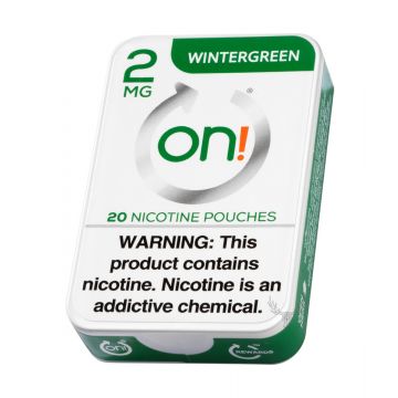 on! Wintergreen 2mg Dry White Mini