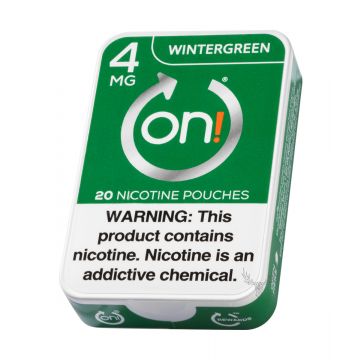 on! Wintergreen 4mg Dry White Mini