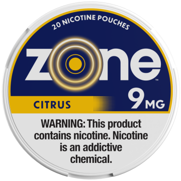 zone Citrus 9mg Nicotine Pouches