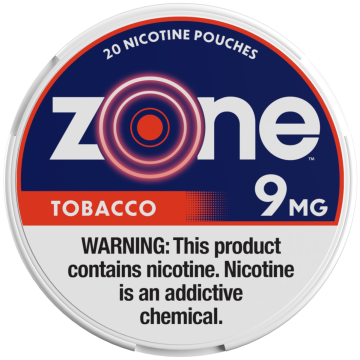 zone Tobacco 9mg Nicotine Pouches