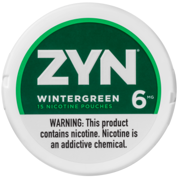 ZYN 6mg Wintergreen White Mini Portion