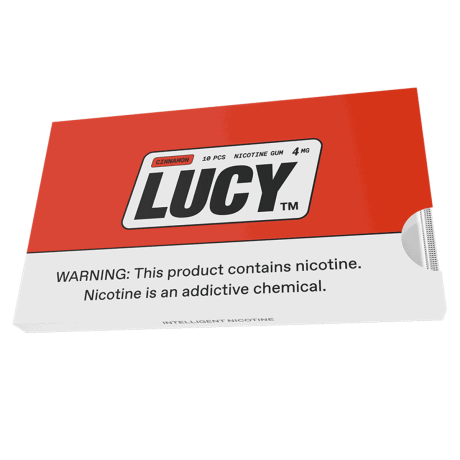 Lucy Cinnamon 4MG, Nicotine Gum