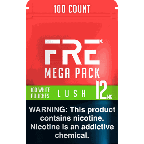 FRE Lush Mega Pack 12MG Nicotine Pouches