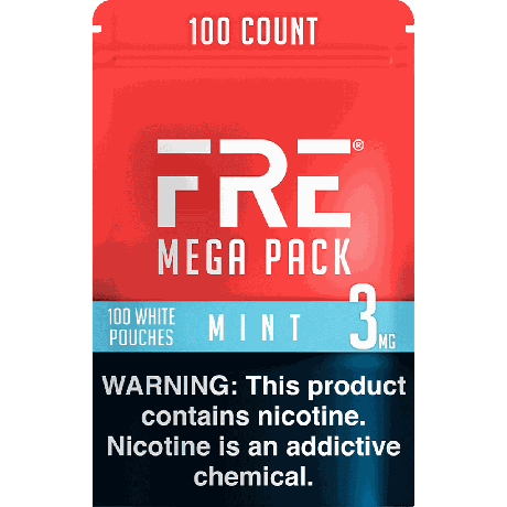 FRE Mint Mega Pack 3MG Nicotine Pouches