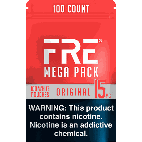 FRE Original Mega Pack 15MG Nicotine Pouches