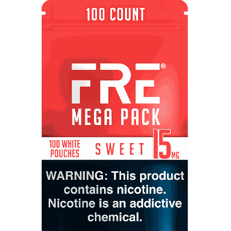 FRE Sweet Mega Pack 15MG Nicotine Pouches