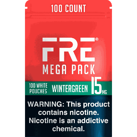 FRE Wintergreen Mega Pack 15MG Nicotine Pouches