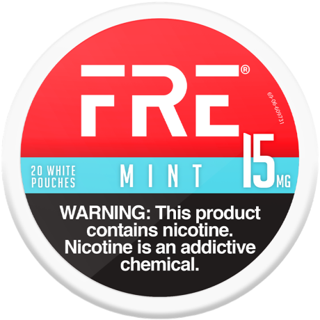 FRE Mint 15MG Nicotine Pouches