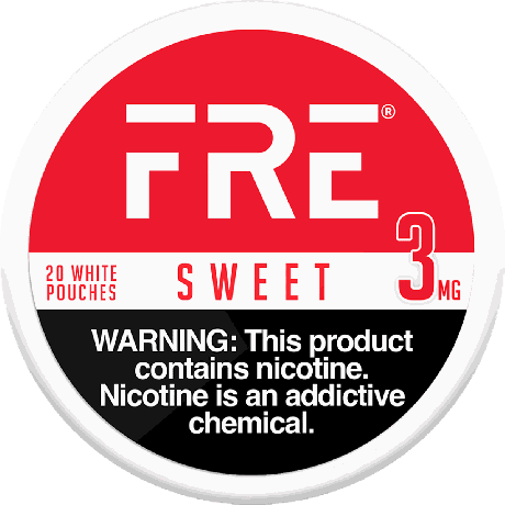 FRE Sweet 3MG Nicotine Pouches