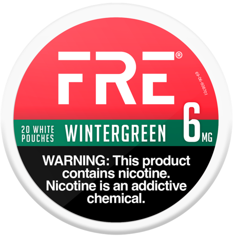 FRE Wintergreen 6MG Nicotine Pouches