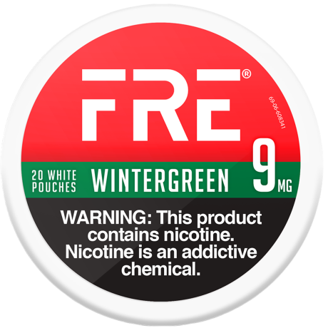 FRE Wintergreen 9MG Nicotine Pouches