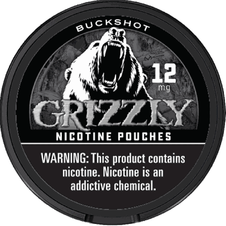 Grizzly Buckshot 12MG Nicotine Pouches