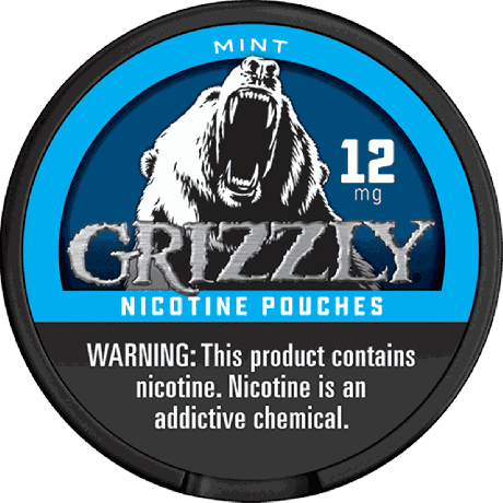 Grizzly Mint 12MG Nicotine Pouches