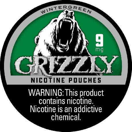 Grizzly Wintergreen 9MG Nicotine Pouches