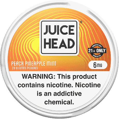 Juice Head Pouches Peach Pineapple Mint 6MG