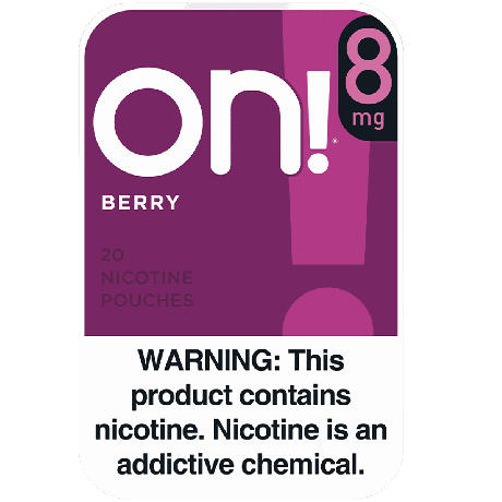 on! Berry 8mg Dry White Mini