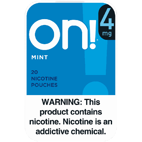 On! 4MG Mint Mini Dry Nicotine Pouches