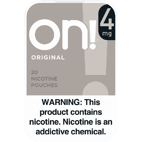 on! Original 4mg Dry White Mini