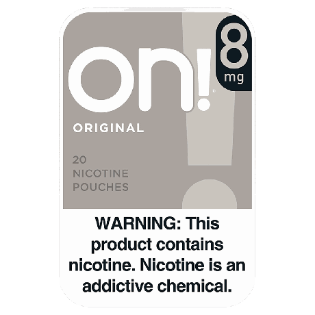 on! Original 8mg Dry White Mini