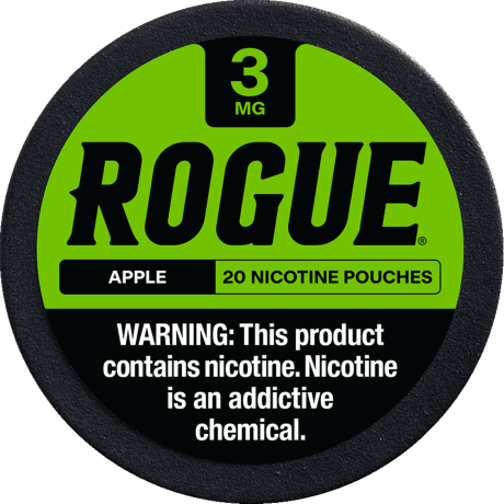 Rogue Apple 3mg Slim Dry Nicotine Pouches Rogue Apple 3mg Slim Dry Nicotine Pouches