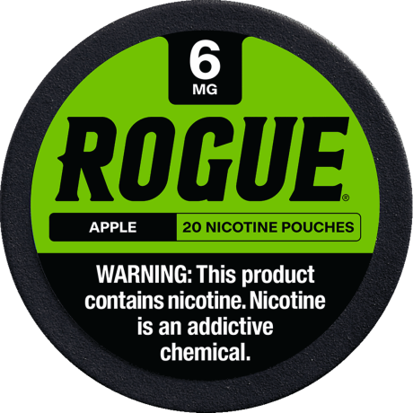 Rogue Apple 6mg Slim Dry Strong Nicotine Pouches
