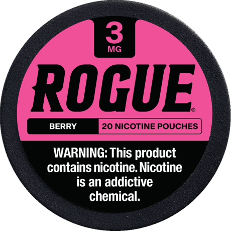 Rogue Berry 3mg Slim Dry Nicotine Pouches Rogue Berry 3mg Slim Dry Nicotine Pouches