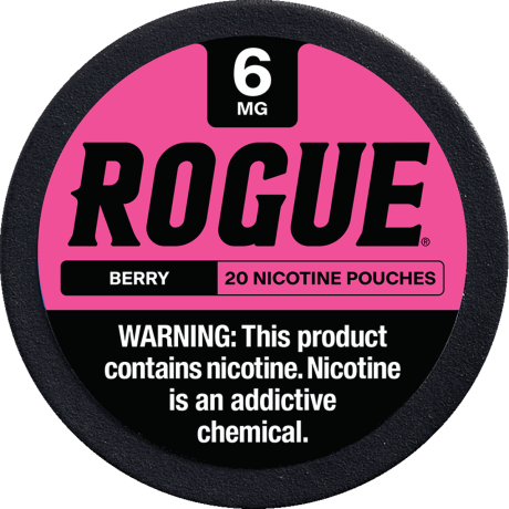 Rogue Berry 6mg Slim Dry Strong Nicotine Pouches