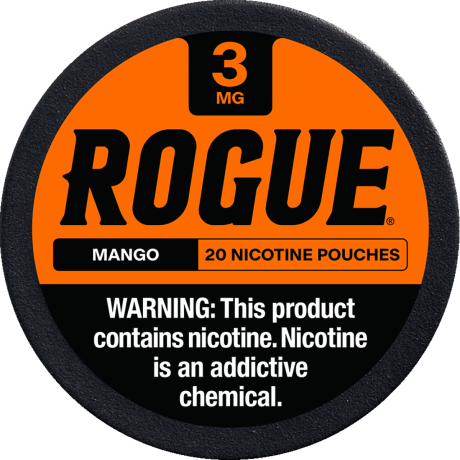 Rogue Mango 3mg, All White Nicotine Pouches Rogue Mango 3mg, All White Nicotine Pouches
