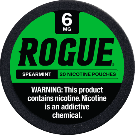 Rogue Spearmint 6mg Slim Dry Strong Nicotine Pouches