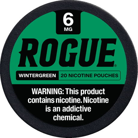 Rogue Wintergreen 6mg Slim Dry Strong Nicotine Pouches