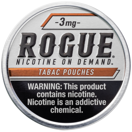 Rogue Tabac 3mg Slim Dry Nicotine Pouches Rogue Tabac 3mg Slim Dry Nicotine Pouches