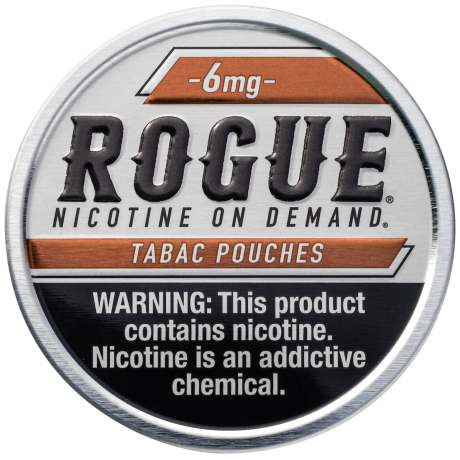 Rogue Tabac 6mg Slim Dry Strong Nicotine Pouches Rogue Tabac 6mg Slim Dry Strong Nicotine Pouches