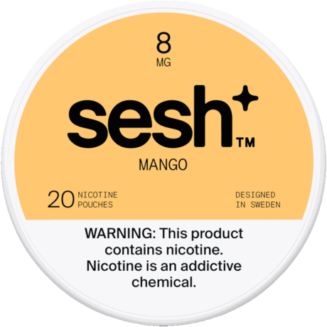 Sesh+ Mango 8mg Nicotine Pouches