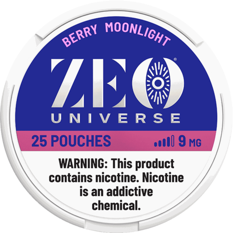 ZEO Universe Berry Moonlight 9mg Nicotine Pouches