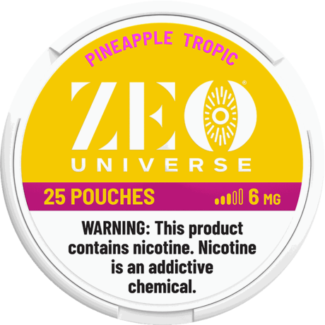 ZEO Universe Pineapple Tropic 6mg Nicotine Pouches