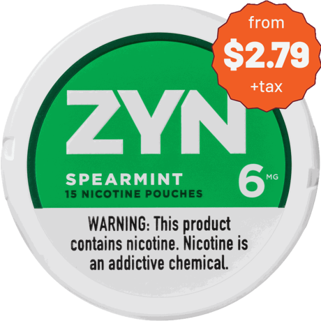 Zyn Spearmint 6MG Strong Nicotine Pouches