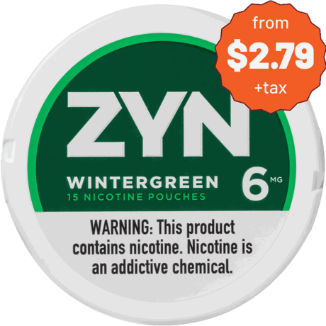 ZYN 6mg Wintergreen White Mini Portion