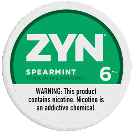 Zyn Spearmint 6MG Strong Nicotine Pouches