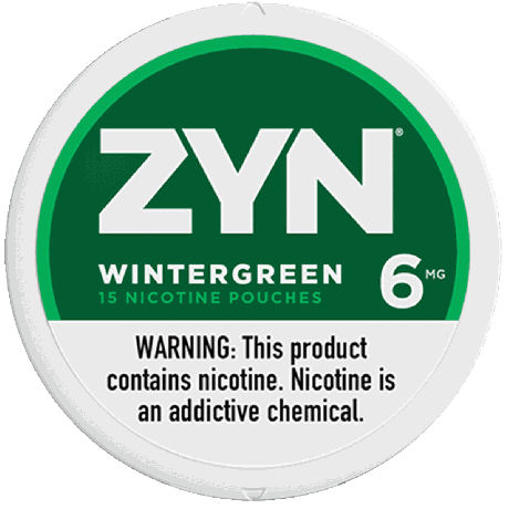 ZYN 6mg Wintergreen White Mini Portion